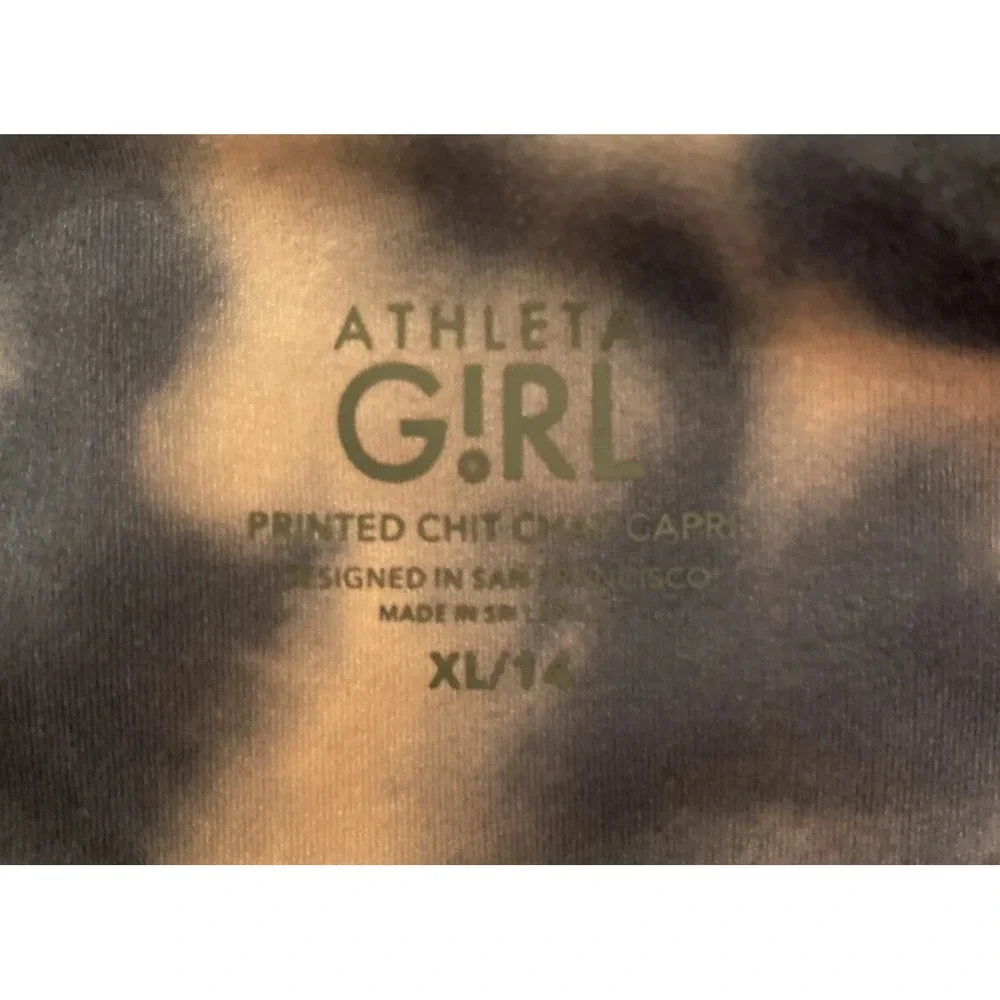 Athleta G!rl  Leggings Tie Dye Orange & Purple, XL14, Athleta active wear